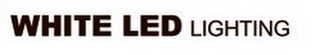 WHITE LED LIGHTING logo