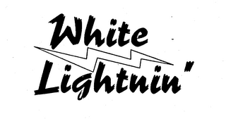 WHITE LIGHTNIN' logo