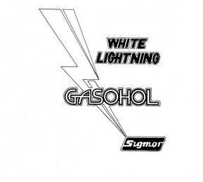 WHITE LIGHTNING GASOHOL SIGMOR logo