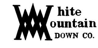 WHITE MOUNTAIN DOWN CO. logo