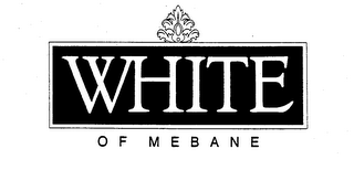 WHITE OF MEBANE logo
