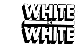WHITE ON WHITE logo