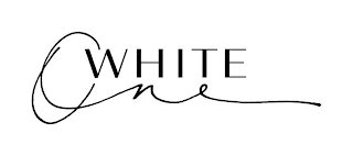 WHITE ONE logo