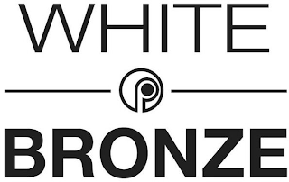 WHITE P BRONZE logo