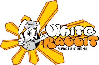 WHITE RABBIT FILIPINO FUSION KITCHEN logo