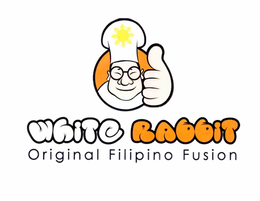 WHITE RABBIT ORIGINAL FILIPINO FUSION WWW.WHITERABBITTRUCK.COM logo