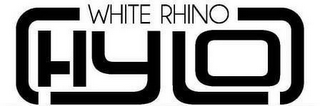 WHITE RHINO HYLO logo