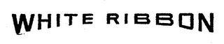 WHITE RIBBON logo