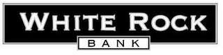 WHITE ROCK BANK logo