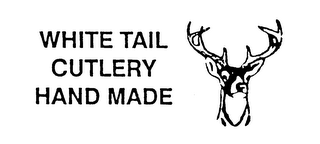 WHITE TAIL CUTLERY HAND MADE logo
