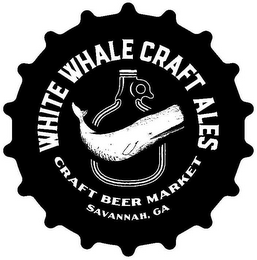 WHITE WHALE CRAFT ALES CRAFT BEER MARKET SAVANNAH, GA logo