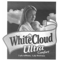 WHITECLOUD ULTRA COMFORT 3 PLY SOFTNESS, 3 PLY THICKNESS logo