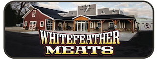 WHITEFEATHER MEATS LAMB BISON BEEF PORK BEARDED BUTCHER BLEND SEASONING logo