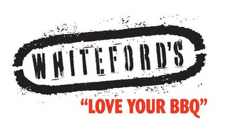 WHITEFORD'S "LOVE YOUR BBQ" logo