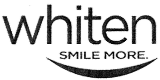 WHITEN SMILE MORE. logo