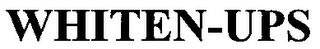 WHITEN-UPS logo