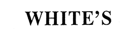 WHITE'S logo