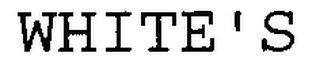 WHITE'S logo