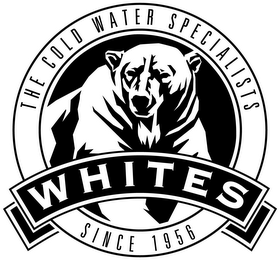 WHITES THE COLD WATER SPECIALISTS SINCE 1956 logo
