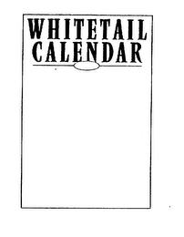 WHITETAIL CALENDAR logo