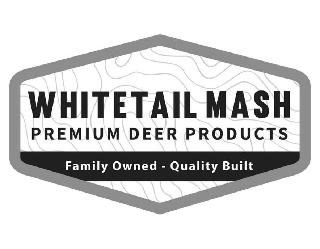 WHITETAIL MASH PREMIUM DEER PRODUCTS FAMILY OWNED--QUALITY BUILT logo
