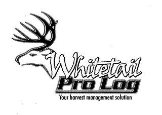 WHITETAIL PRO LOG YOUR HARVEST MANAGEMENT SOLUTION logo