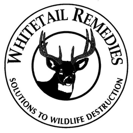 WHITETAIL REMEDIES SOLUTIONS TO WILDLIFE DESTRUCTION logo