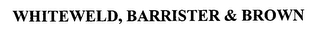 WHITEWELD, BARRISTER & BROWN logo