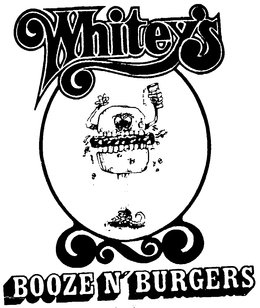 WHITEY'S BOOZE N' BURGERS logo