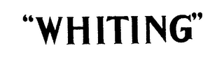 "WHITING" logo