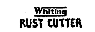 WHITING RUST CUTTER logo