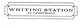 WHITING STATION AT CRESTWOOD logo
