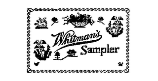 WHITMAN'S SAMPLER CHOCOLATE & CONFECTIONS STARTED IN 1842 ONE POUND NET logo