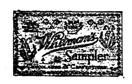WHITMAN'S SAMPLER CHOCOLATES & CONFECTIONS logo