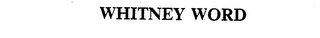 WHITNEY WORD logo