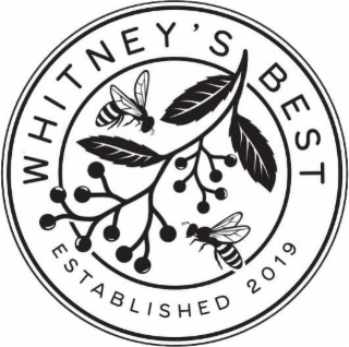 WHITNEY'S BEST ESTABLISHED 2019 logo