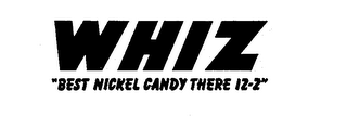 WHIZ "BEST NICKEL CANDY THERE IZ-Z" logo