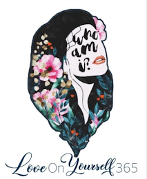 WHO AM I? LOVE ON YOURSELF 365 logo