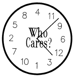 WHO CARES? logo