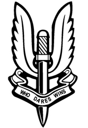 WHO DARES WINS logo