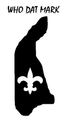 WHO DAT MARK logo