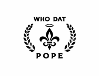 WHO DAT POPE logo