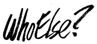 WHO ELSE? logo