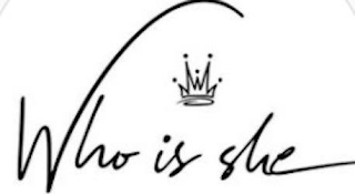 WHO IS SHE logo