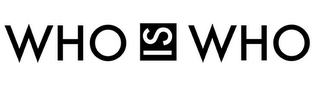 WHO IS WHO logo