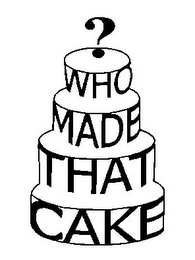 WHO MADE THAT CAKE? logo