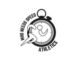WHO NEEDS SPEED ATHLETICS logo