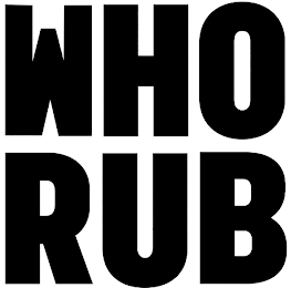 WHO RUB logo