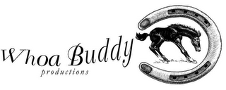 WHOA BUDDY PRODUCTIONS logo
