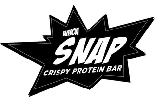 WHOA SNAP CRISPY PROTEIN BAR logo